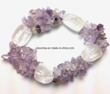 Semi Precious Stone Crystal Gemstone Fashion Jewellery Bracelet<Esb01249>